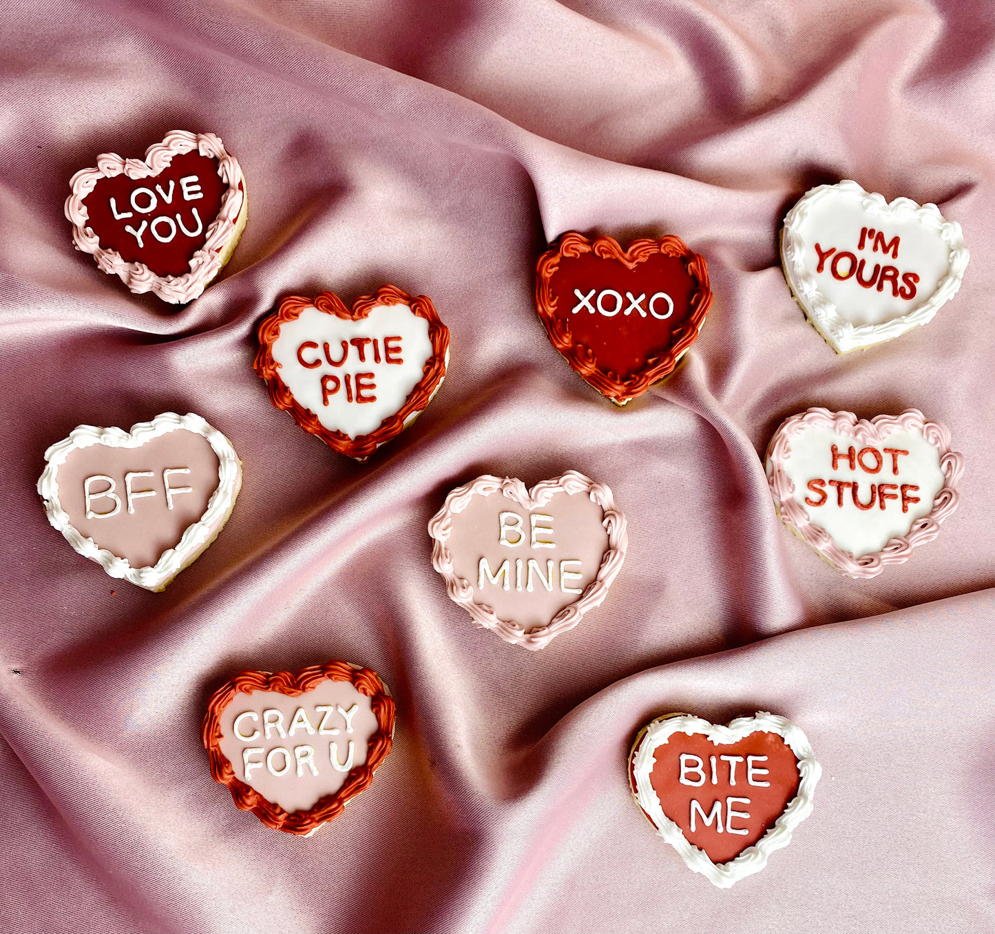 Valentine's Heart Cookie Set