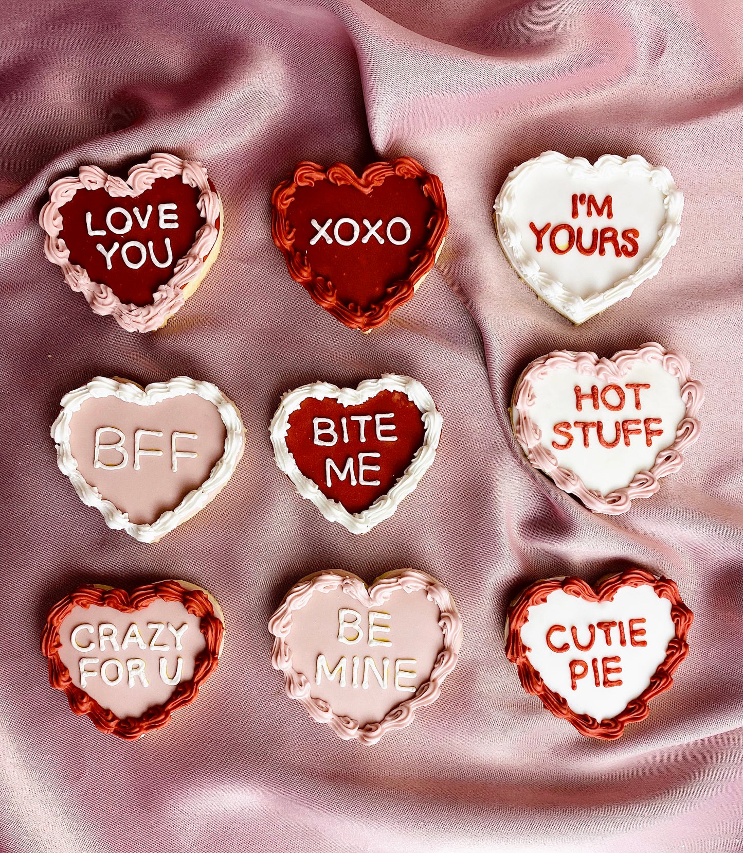 Valentine's Heart Cookie Set