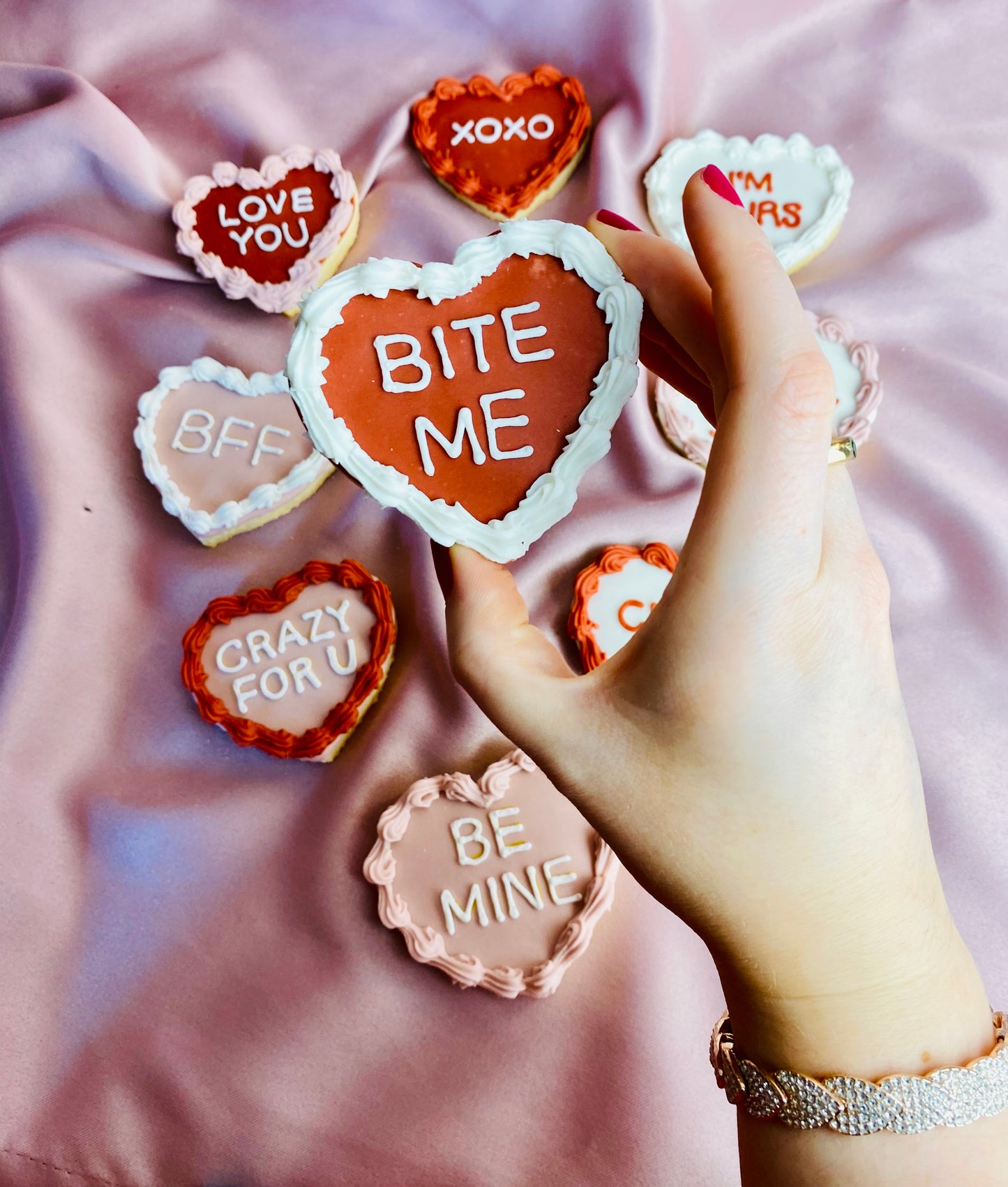 Valentine's Heart Cookie Set